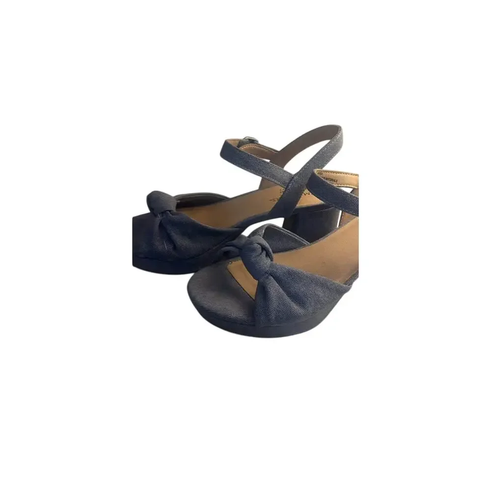 Womens Denim Kim Rogers Platform Sandal size 7.5